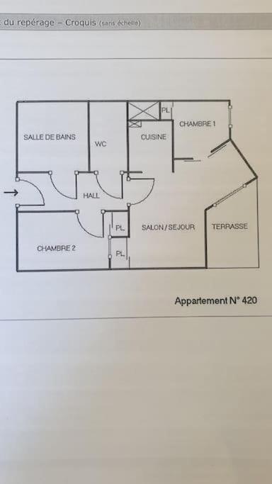 Spacieux Appartement 37M2-T3-Rdc-6 Personnes-100M Remontees Valmeinier Dış mekan fotoğraf