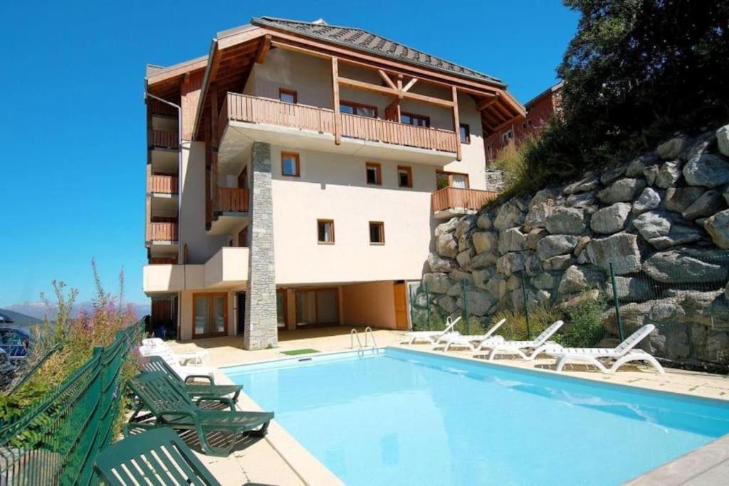 Spacieux Appartement 37M2-T3-Rdc-6 Personnes-100M Remontees Valmeinier Dış mekan fotoğraf